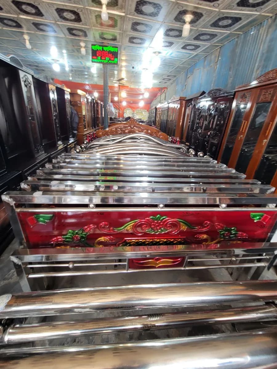 স্টেইনলেস স্টিলের খাট